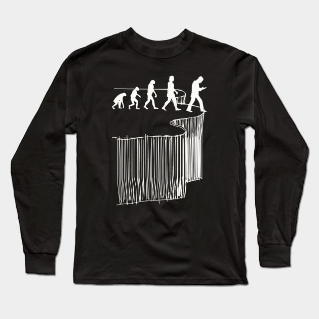 Rise and Fall of Man Long Sleeve T-Shirt by TJWDraws